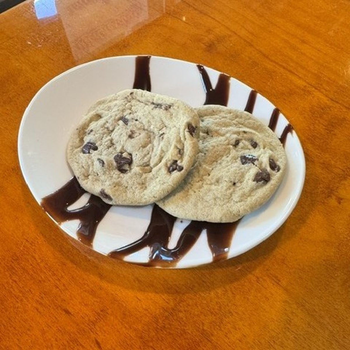 Two Chocolate Chip Cookies