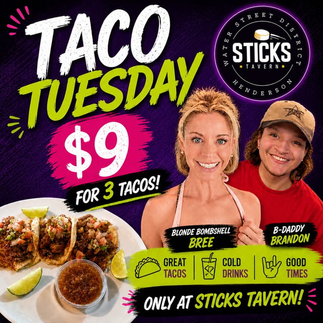 Taco Tuesday at Sticks Tavern on Water Street