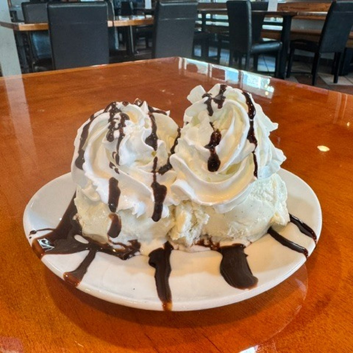2 Scoops Vanilla Ice Cream