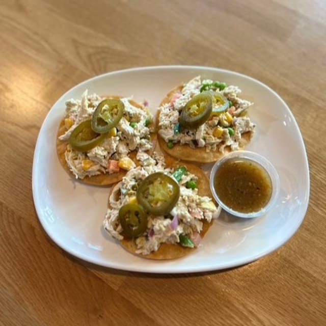 Marissa’s Mexican Chicken Salad Tostadas.