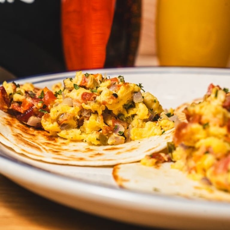 Delicious Breakfast Tacos Await