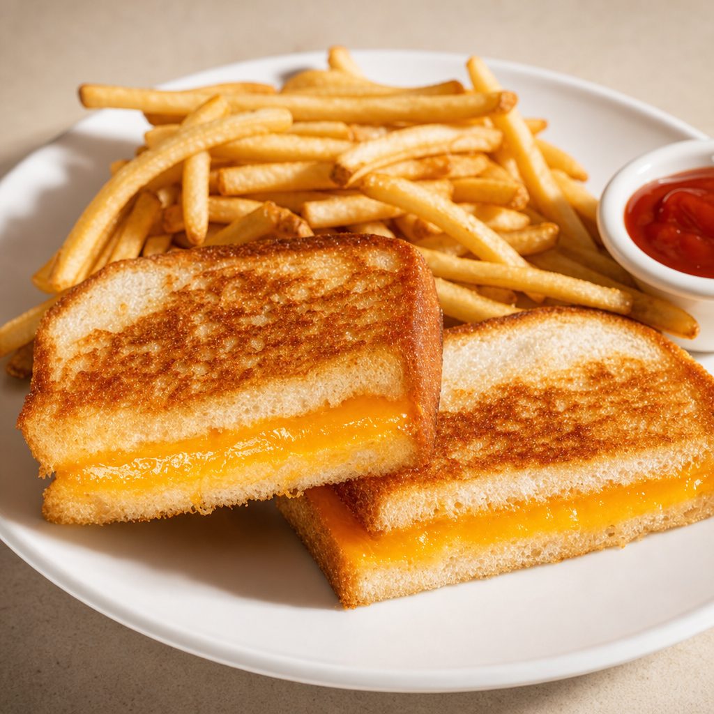 Kids Grilled Cheese & Fries.