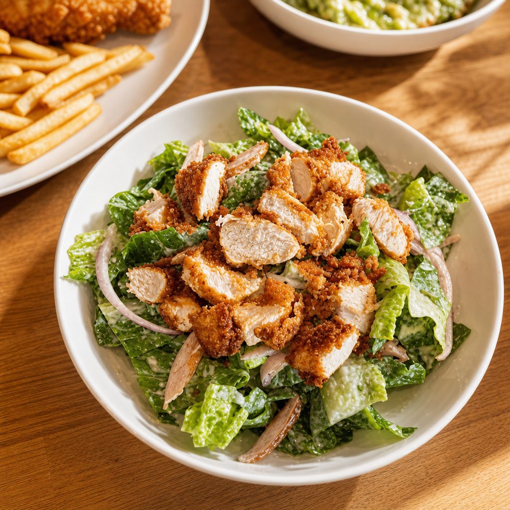 Chicken Tender Salad.